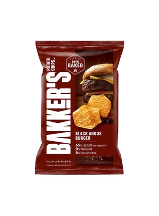 Black Angus Burger Oven Baked Potato Chips